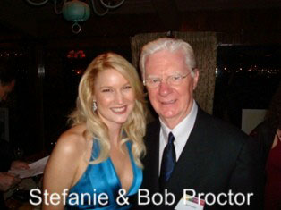 Stefanie Hartman and Bob Proctor
